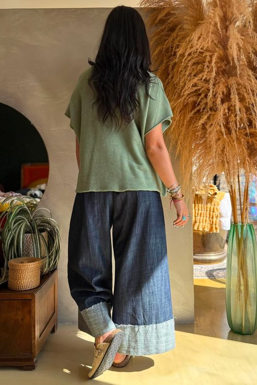 Conrad Cap Sleeve Tank Sage